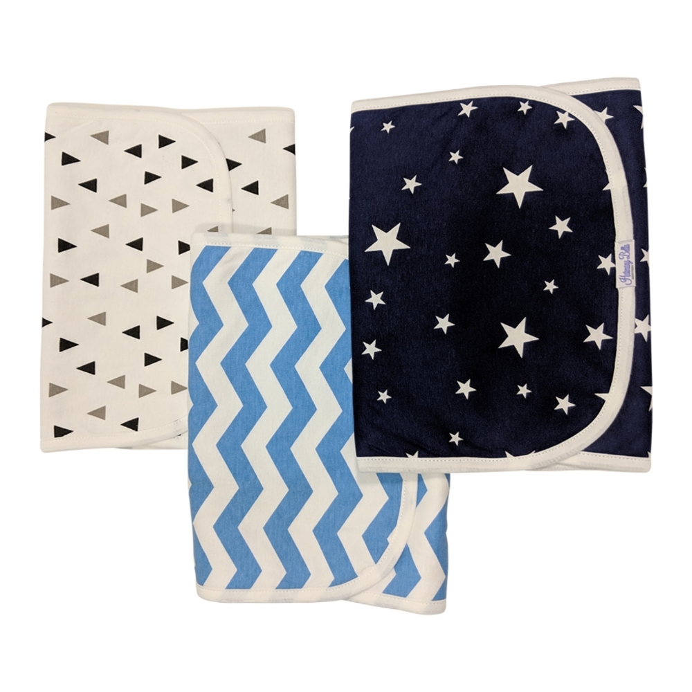 NEW! 3 Baby burp cloths or changing pad (pack of 3)